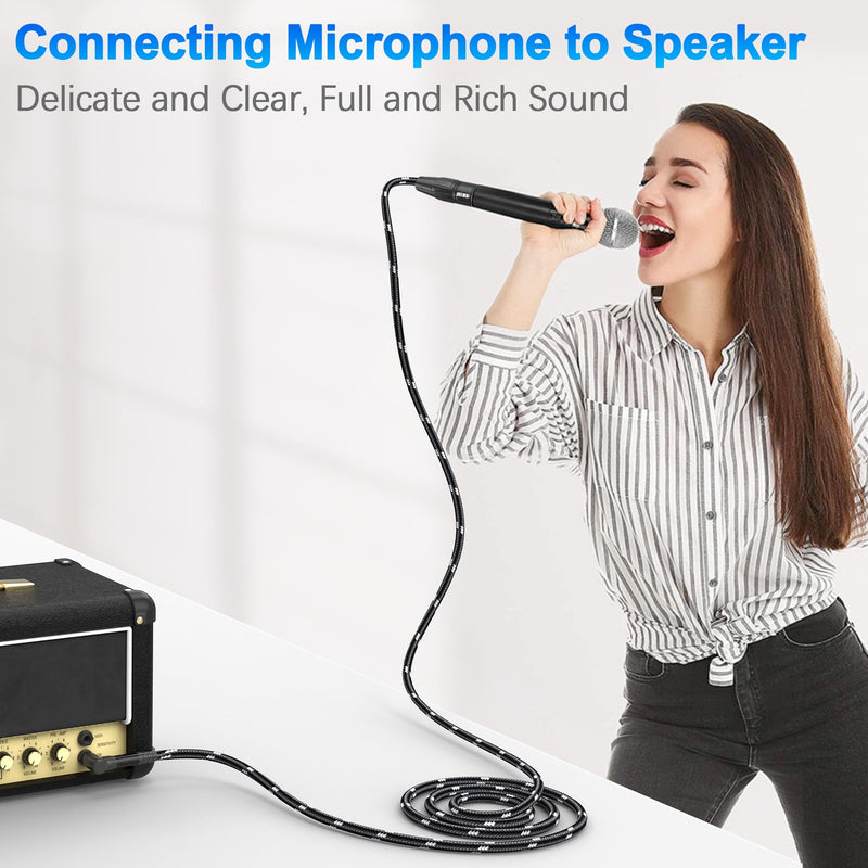 1/4 TRS Right Angle to XLR Female Audio Cable, 10ft 3-pin XLR Female Professional-Grade Balanced Audio Connection for Mixer, Amplifier, Microphone, Studio Equipment 10 Feet 1/4 TRS