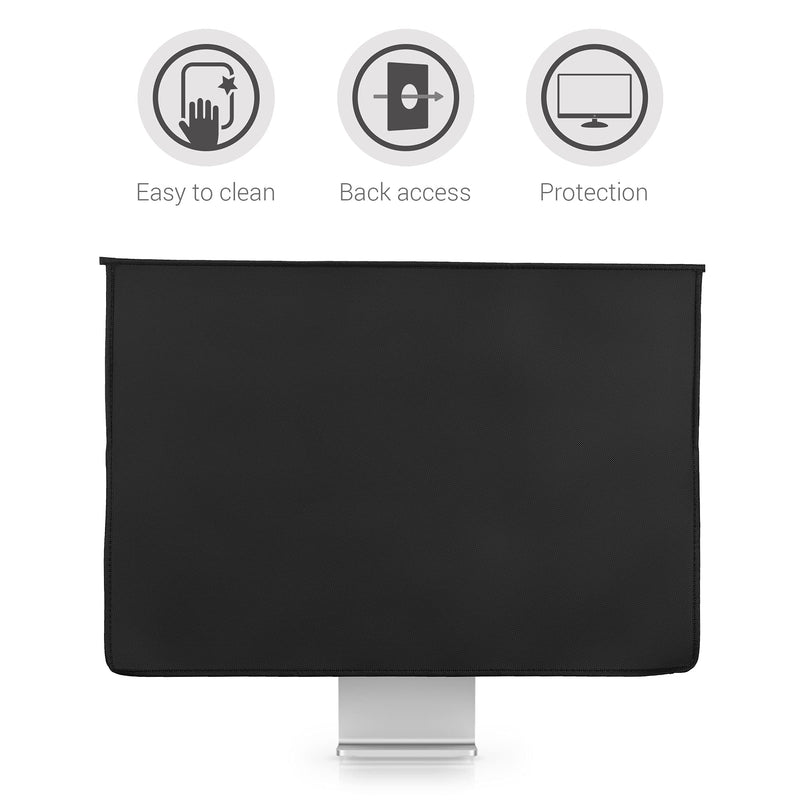 kwmobile Cover Compatible with Apple iMac 24" - 4-in-1 Case for Monitor and Accessories - Black