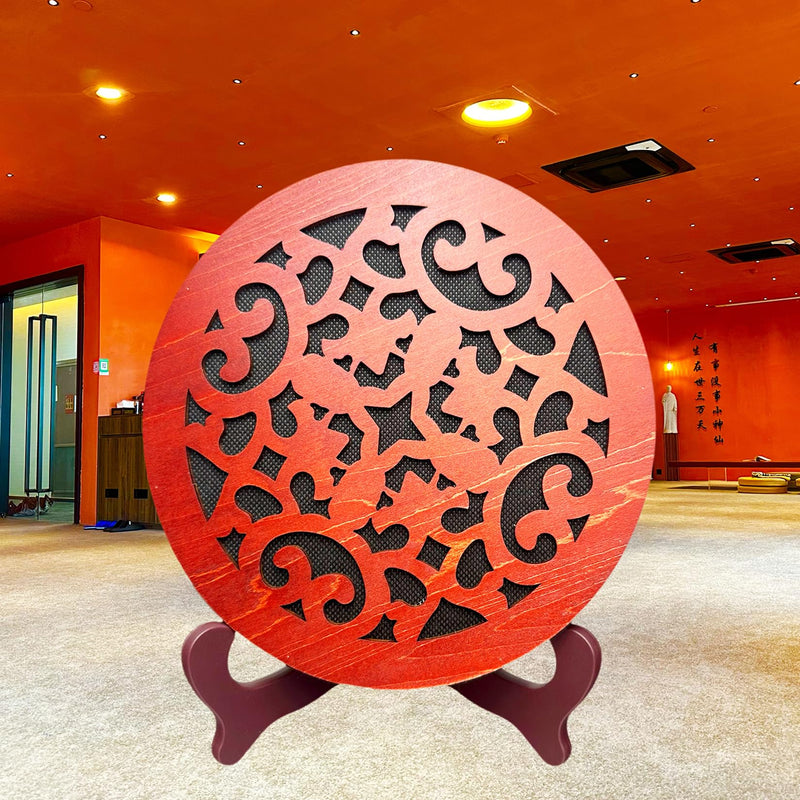 [AUSTRALIA] - 8'' Water Stream Drum | Rain Disk "Water-Fall" | Instrument for Sound Therapy | Ocean Drum | Sonic Energy Wave Drum | Yoga Meditation | Release Pressure | Music Healing Instrument (With Display Stand) 
