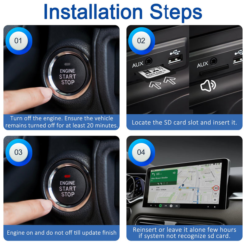 2026 Navigation SD Card for USA/Canada/Mexico, Latest GM Navigation Map Compatible with Buick Cadillac Chevrolet GMC 2019-2024, GPS SD Card Part 8571 3512 ﻿