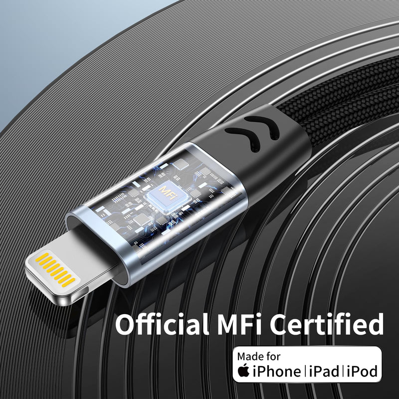 Magnetic Lightning to 3.5mm Headphone Jack Adapter,[Apple MFi Certified] 2 in 1 iPhone Headphone Adapter Aux Audio and Charger Adapter,iPad Headphone Adapter Charging Cable Splitter for iPhone 14 13 Blue