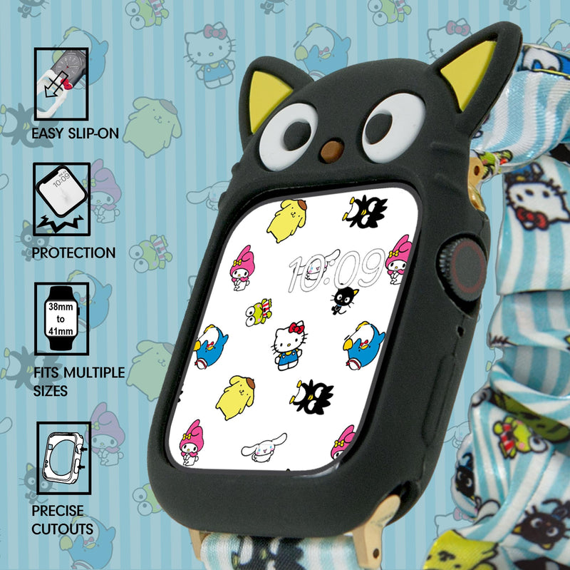Sonix x Sanrio Watch Bumper Cover - Silicone Case (Chococat) + Hello Kitty Scrunchie Watch Band (Hello Kitty Friends)