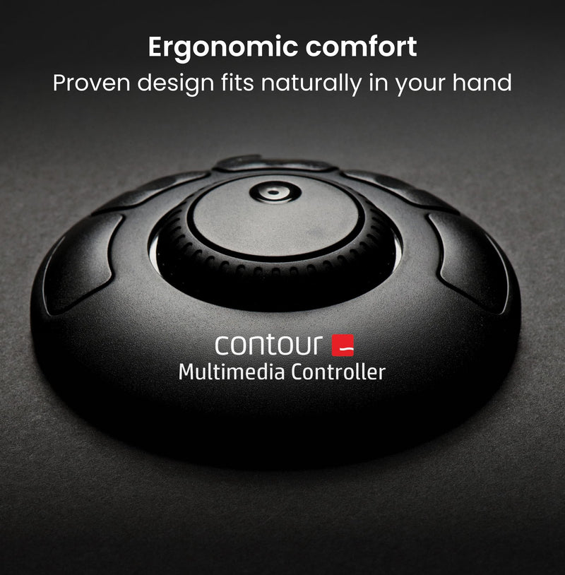 Contour Design ShuttleXpress - Editing Shuttle with 5 Programmable Buttons - Ergonomic Video Editing Equipment Compatible with Mac and PC Systems