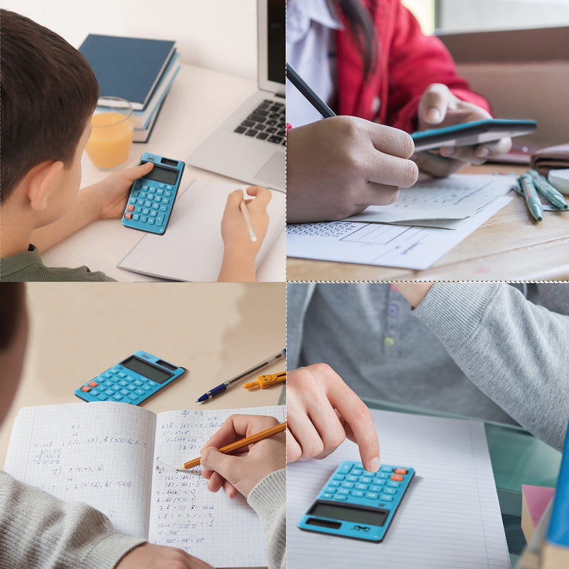 Mr. Pen- Standard Function Calculator, 12 Digits, Small Calculator, Solar Calculator, Pocket Calculator, Simple Calculator, Basic Office Calculators, Solar Handheld Calculator, Standard Calculator Blue
