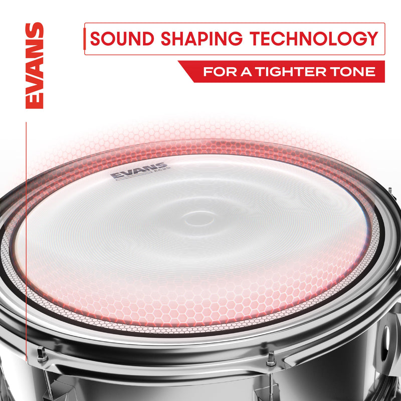 [AUSTRALIA] - Evans Drum Heads - EC2S Tompack, Coated, Rock (10 inch, 12 inch, 16 inch) EC2 Tompack Coated 