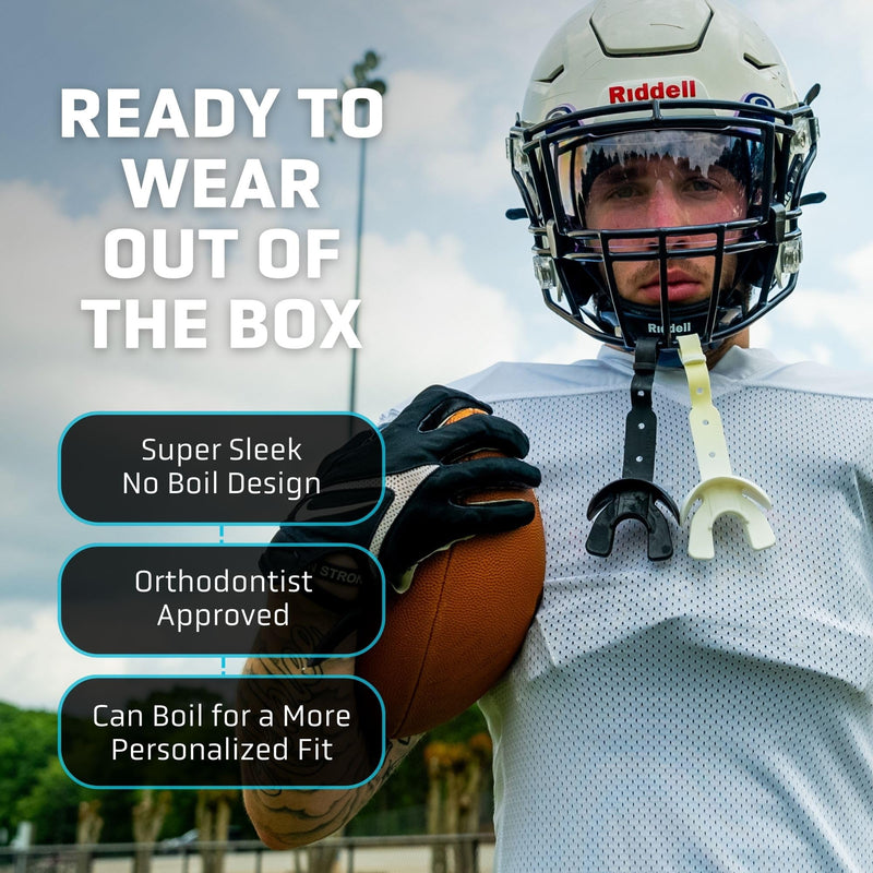 Vettex Double Mouth Guard with Lip Protection, Cardinal (AC25-CD) Mouthguard