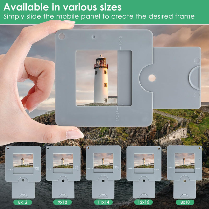 [AUSTRALIA] - View Finder, View Finder with Sliding Mechanism, View Finder with Color Isolation, View Finder for Painting, Drawing, Photography, and Any Other Place Where, Composition is Required 