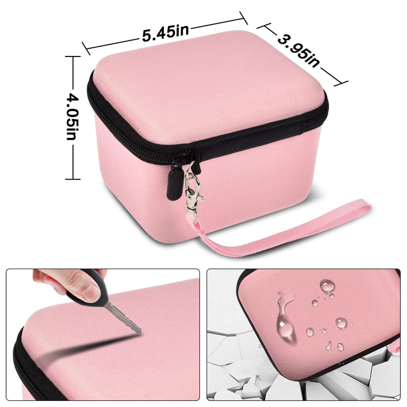 Vlogging Camera Case Compatible with brewene/for Femivo/for KVUTCIEIN/for Duluvulu 4K 48MP Digital Cameras for Youtube. Vlog Camera Carrying Storage for Lens, Cable and Other Accessories (Pink) Pink