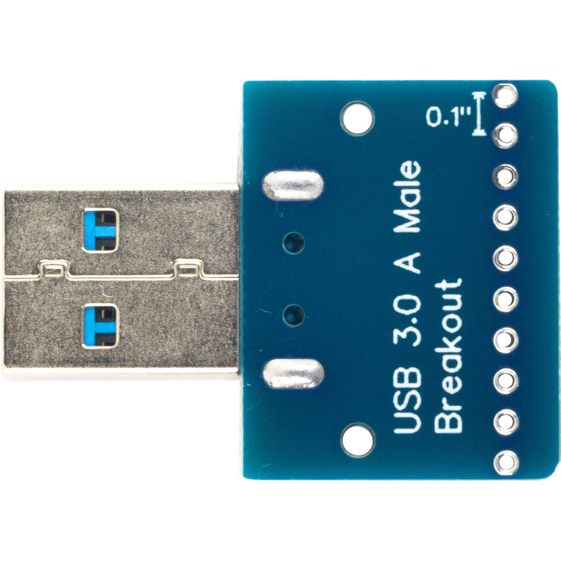 [AUSTRALIA] - 4pcs USB 3.0 Type A Male and Female Breakout Board, 10Pin, 2.54mm / 0.1" Pitch, Quickly and Easily Install 