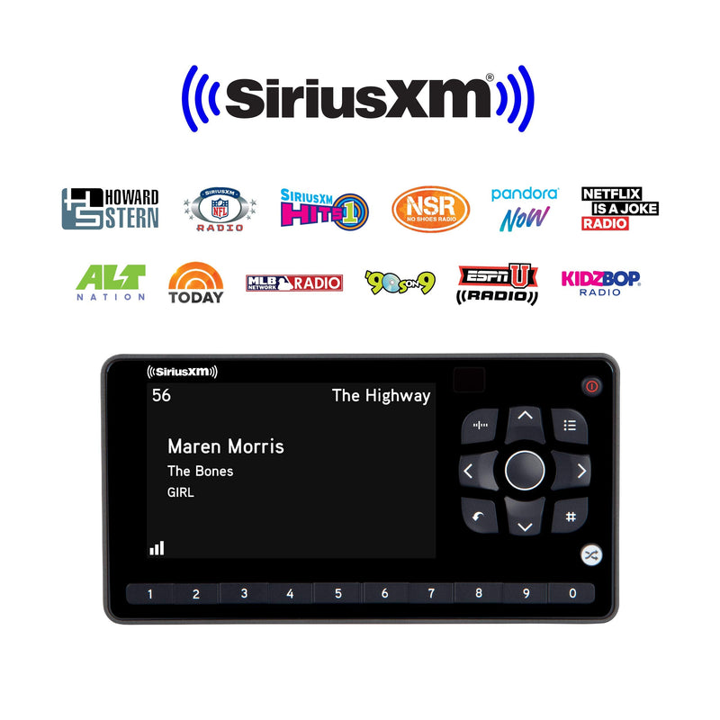 SiriusXM SXEZR1H1 Onyx EZR Satellite Radio with Home Kit, Receive Free 3 Months Service with Subscription – Enjoy SiriusXM in your Home or on Your Powered Audio Speakers Satellite Radio + Home Kit