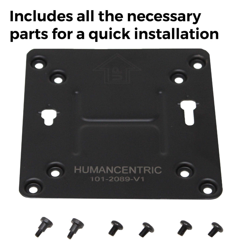 HumanCentric VESA Mounting Kit Compatible with Intel NUC | VESA Adapter Bracket to Attach NUC Mini PC Computer to The Back of a Monitor