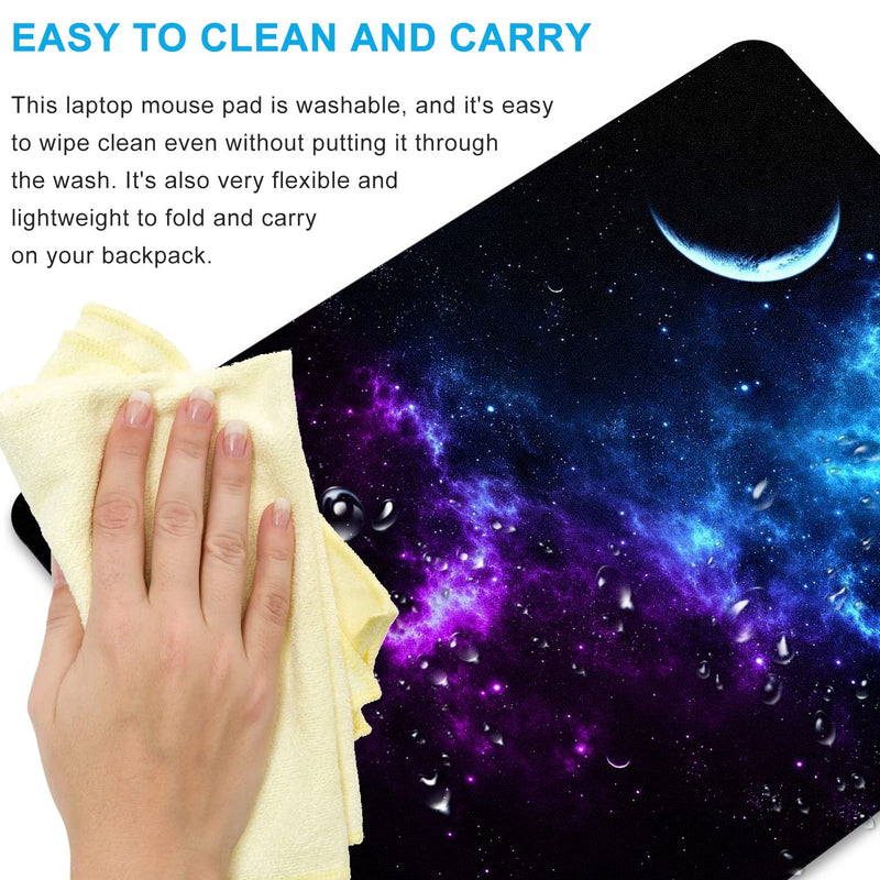 Shalysong Mouse pad, Personalized Computer Mouse pad, Office Decoration Accessories Gift, Non-Slip Rubber Mouse pad for Laptop Galaxy