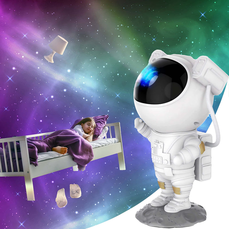 Starry Night Light Projector Astronaut LED Projection Lamp with Remote Control, Adjustable Head Angle,Gift for Kids Adults Home Party Ceiling Decor Christmas Gift (Astronaut)