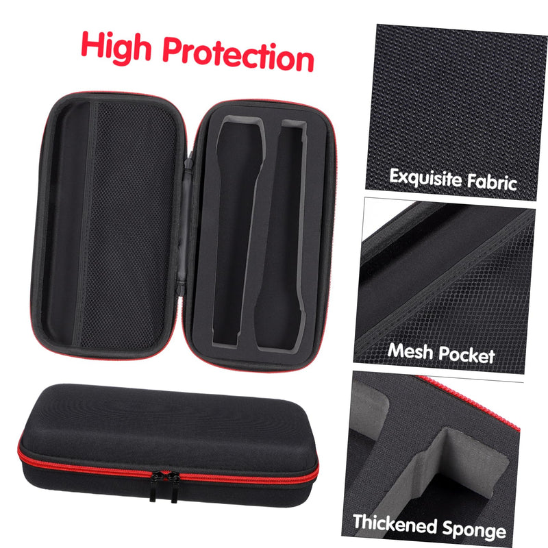 1Pcs Dual Mic Bag Carrying Travel Case Case Hard Pouch Storage Pouch for Travel (Pack of 2) 30x15cm (Pack of 2)