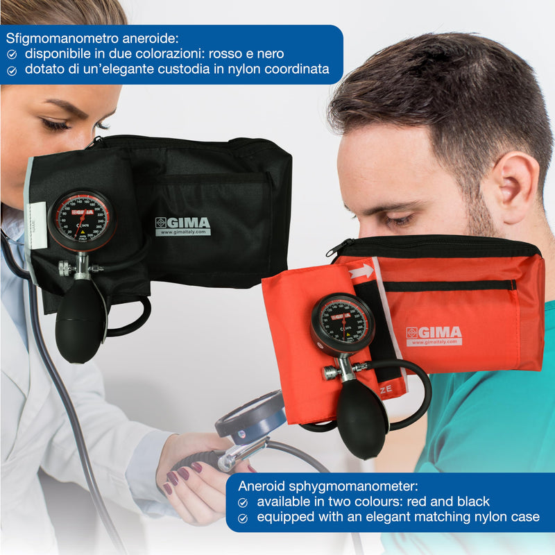 [AUSTRALIA] - London blood pressure meter, professional sphygmomanometer, black cuff nero 
