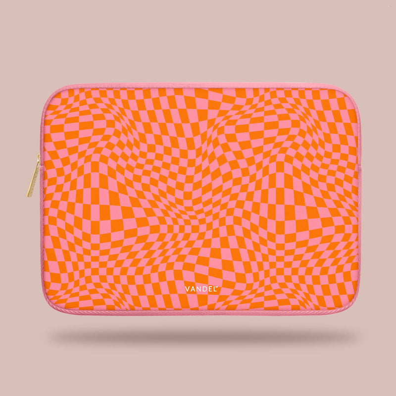 Vandel 13 Inch Laptop Sleeve, Fits 13-13.3 in Laptops: MacBook Air Case, Pro, Case Chromebook M1 Sleeve Inch, HP Soft 13-13.3 Inch Pink Checker