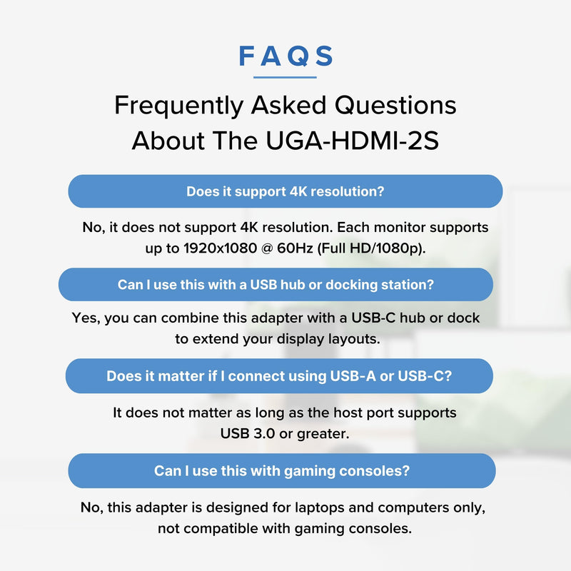 Plugable Dual HDMI Monitor Adapter for M1-M5 & Neo macOS, Windows, ChromeOS - USB-C, Thunderbolt, USB 3.0 Compatible, Supports 2 Displays at 1080p 60Hz, SMI Driver Required