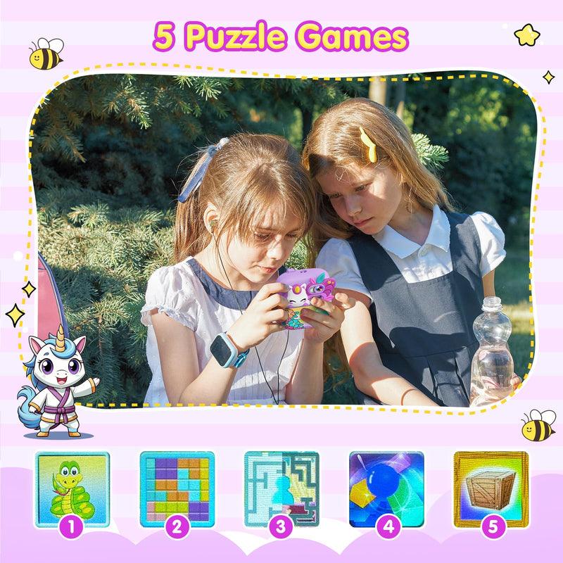 Kids Camera Instant Print, Camera for Kids with Printable Photos, Toddler Camera Toys for Children Ages 3-14, Digital Camera Birthday Gifts for Girls 4 5 6 7 8 9 10 11 12 13 Years Old - Purple