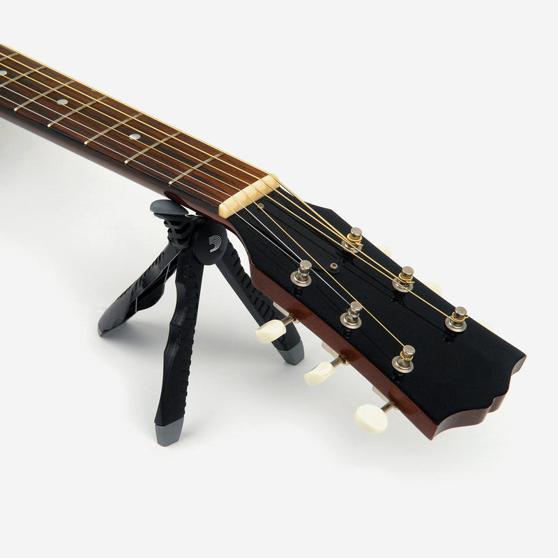 D'Addario Accessories Guitar Headstand - Folding Guitar Neck Rest - Supports Guitars, Basses for String Changing and Maintenance