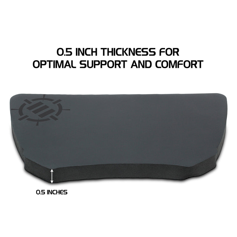 ENHANCE Gaming Mouse Wrist Rest - Firm Wrist Pad for PC Gamers and Esports Professionals with Ergonomic Support, Non-Slip Rubber Backing, Anti-Fray Design - Great for Gaming or Office Use Mouse Size