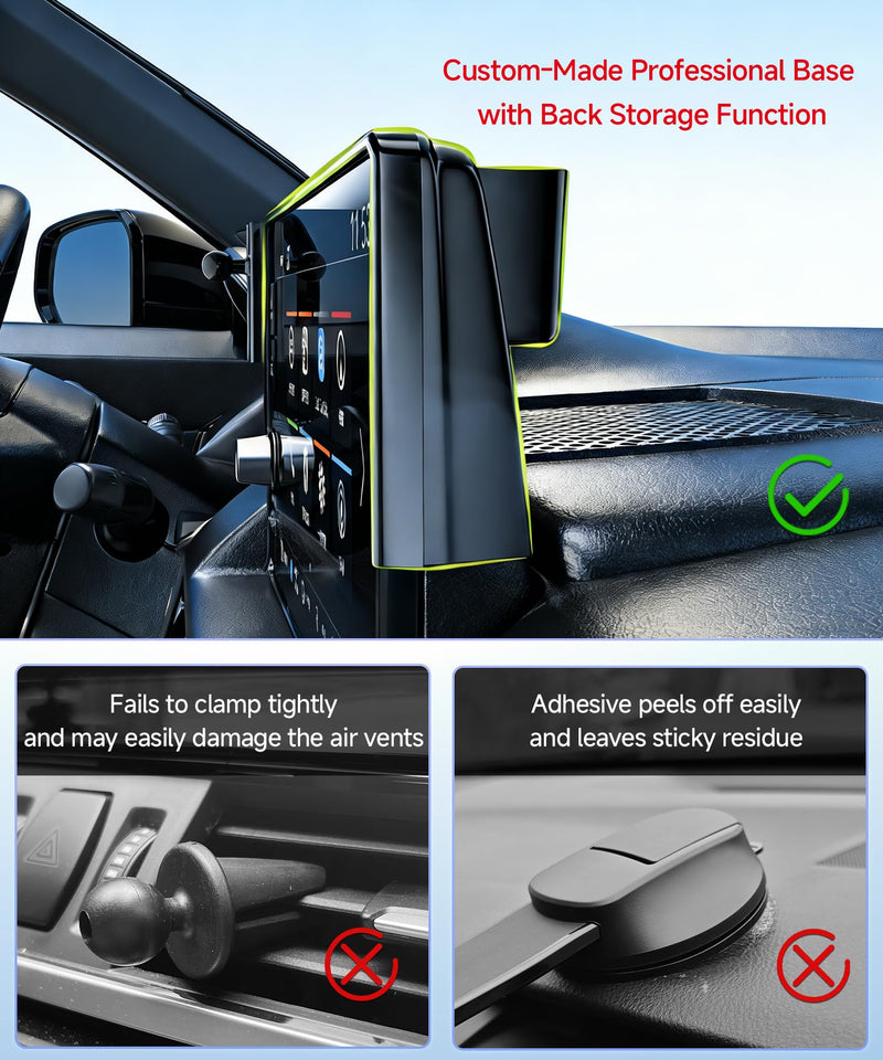 Qi2.2 25W Wireless Charger Car Phone Mount for Volkswagen ID.4 2021-2024 | VW ID4 2021-2024,12" Screen, Magsafe Accessories Fast Charging Magnetic Cell Phone Holder Clip Compatible with iPhone Android