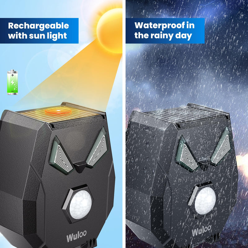 [AUSTRALIA] - Solar Wireless Driveway Alarm, Outdoor Motion Sensor Detector Alarms Driveway Alert System 2000ft Long Range with Rechargeable Battery, Outside Weatherproof / Expandable (1 Receiver and 2 sensors) 3 2 sensor and 1 receiver 
