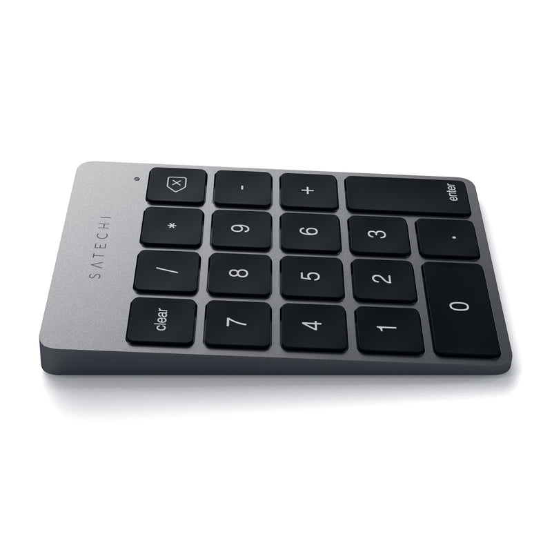 Satechi Slim Aluminum Bluetooth Wireless 18-Key Keypad Keyboard Extension - Compatible with 2017 iMac, iMac Pro, MacBook Pro, MacBook, iPad, iPhone, Dell, Lenovo and More (Space Gray) Space Gray