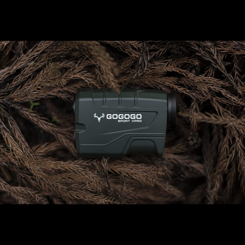 [AUSTRALIA] - Gogogo Sport Vpro Green Hunting Rangefinder -1200 Yards Laser Range Finder for Hunting and Golf with Speed, Slope, Scan and Normal Measurements, Rechargeable 1200 Yard 