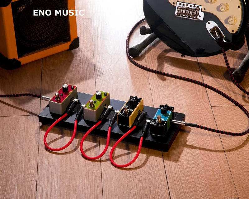 [AUSTRALIA] - ENO MUSIC 14" Mini Pedal Board Guitar Effects Compact Small Pedalboard with Pedals Mountain Tape & Cable Tie ES-1 14" Pedalboard 