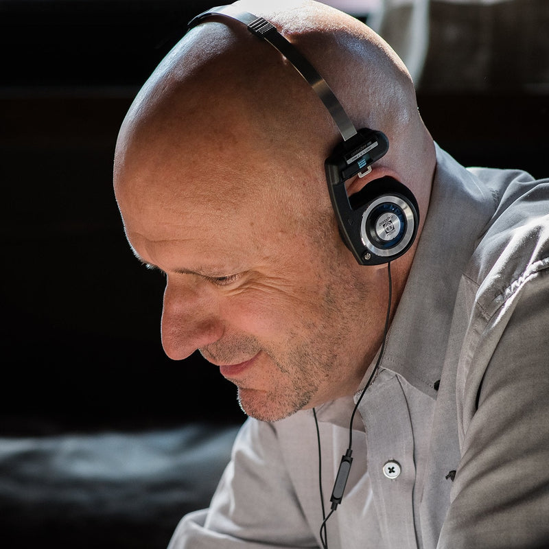Koss Porta Pro with Microphone and Remote On-Ear Headphones, Wired Plug | Touch Remote Control, 3.5mm Jack Porta Pro with Mic
