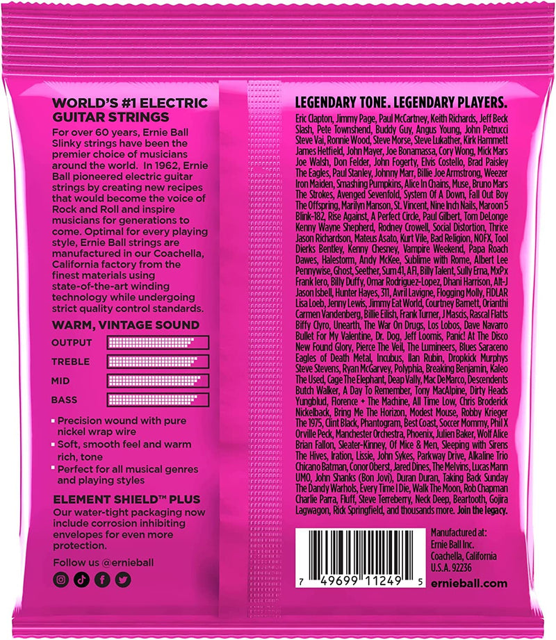 [AUSTRALIA] - Ernie Ball Regular Slinky Classic Pure Nickel Electric Guitar Strings 3-pack, 10-46 Gauge (P03251) Regular (10-46) 