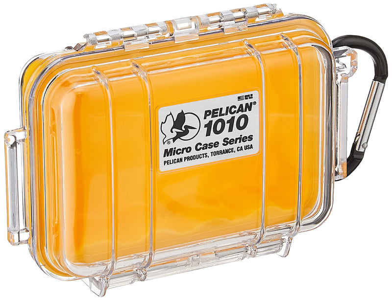 Pelican 1020 Micro Case (Yellow/Clear) 1010 Micro Case (Yellow/Clear)