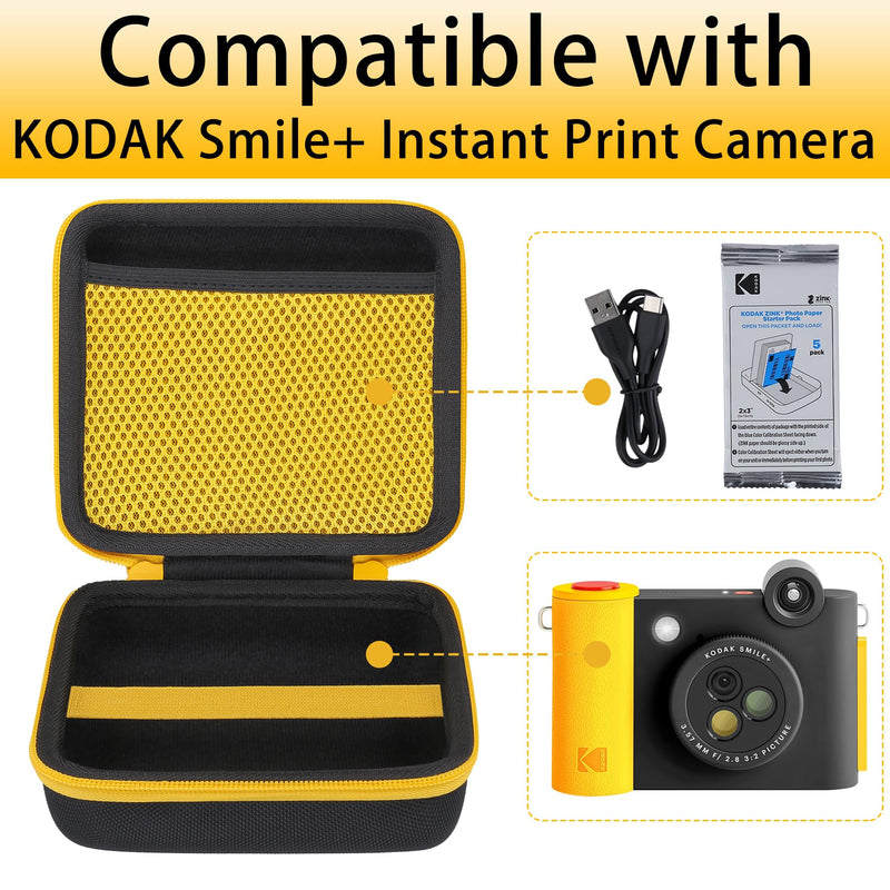 co2CREA Hard Case Compatible with KODAK Smile+ Wireless Digital Instant Print Camera