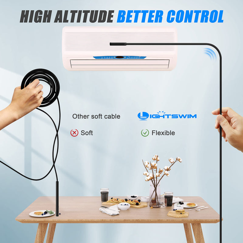 1920P Endoscope Snake Inspection Camera, Lightswim Type C Borescope, Scope Camera with 8 LED Lights for Android and iOS Smartphone, iPhone, iPad, Samsung (16.5 FT/5M) TENG-W400-ONE
