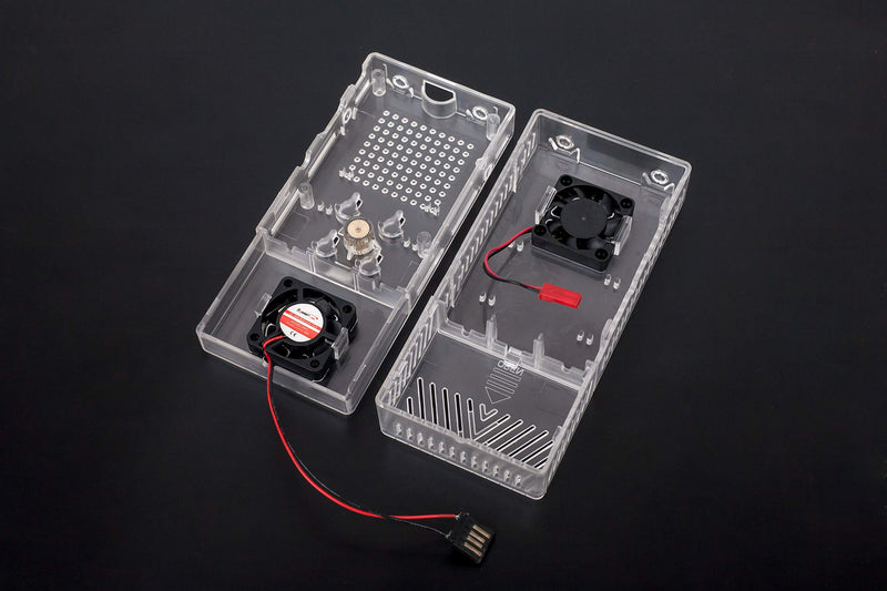 Summitlink V2 Clear Case Dual Fans for ADS-B Kit Fits AHRS Module and GPYes