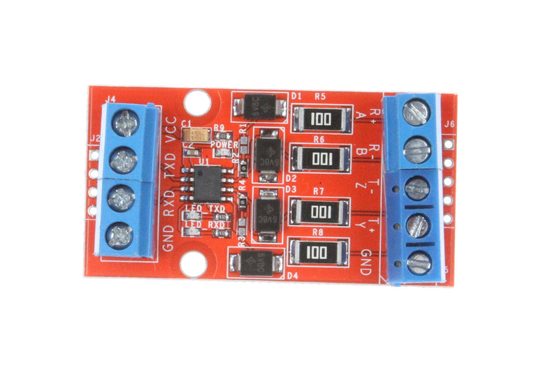 NOYITO RS422 to TTL UART MCU Serial Port Signal Mutual Conversion Module with Over-Voltage Over-Current Protection (5V) 5V