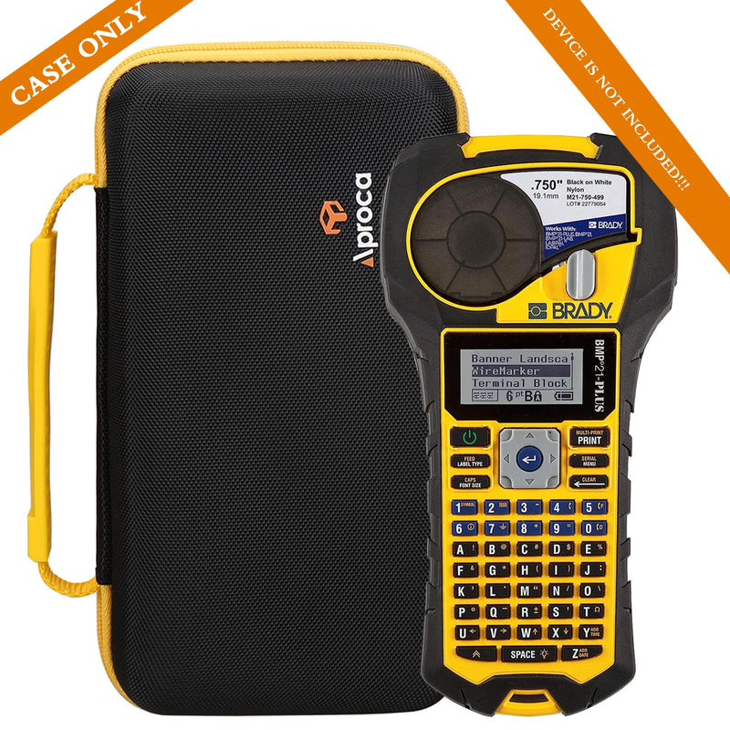 Aproca Hard Storage Travel Case, for Brady M210 BMP21-PLUS BMP21-LAB Handheld Label Printer and Accessories