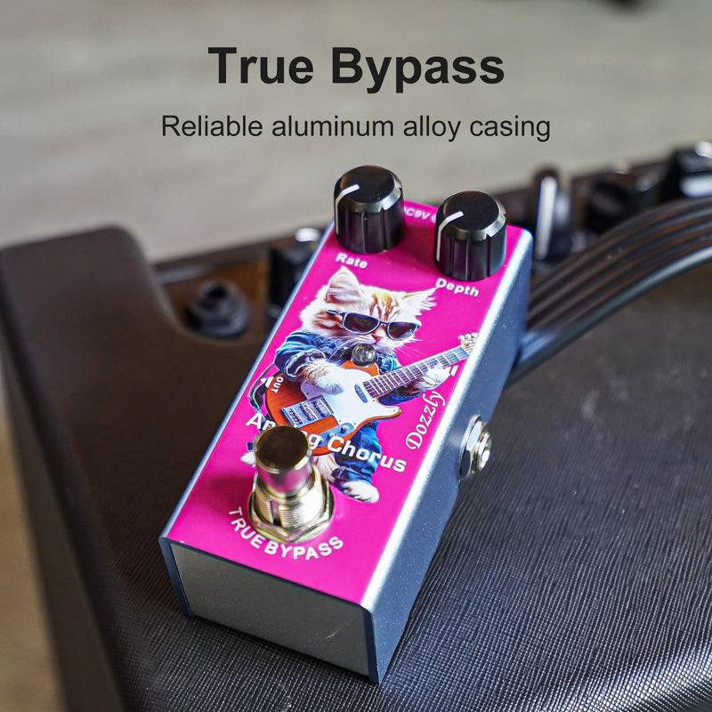 Chorus Guitar Pedal Analog Chorus Electric Guitar Effects Pedal DC 9V True Bypass