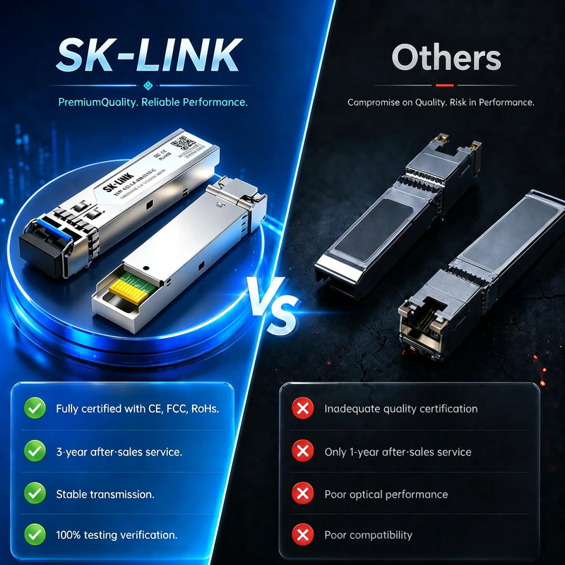 1000BASE-SX SFP LC Multimode Transceiver 1.25G 850nm Up to 550m | SFP Ethernet Adapter Compatible with Cisco, TP-Link , NETGEAR, UGREEN Hot-Swappable