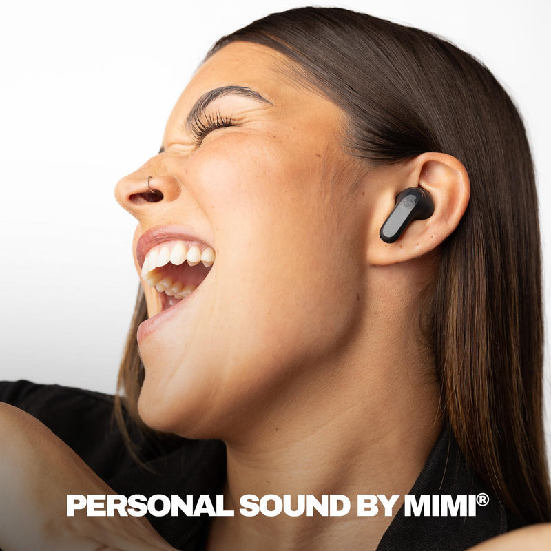 Skullcandy Rail ANC Active Noise Cancelling Wireless Earbuds - True Black | In-Ear, Bluetooth Headphones, Noise Cancellation, 38 Hours Battery, Microphone for iPhone Android, Customizable Sound