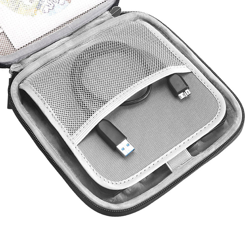 [AUSTRALIA] - Lacdo USB CD DVD Writer Blu-Ray & External Hard Drive Protective Storage Case Bag Compatible Apple USB Superdrive, Samsung SE-208GB SE-218CB LG GP65NB60 GP60NB50 Dell ASUS External DVD Drives, Black 