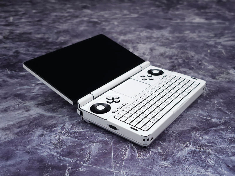 GPD Win Mini 2025 Skin, White Edition, Full Wrapping 3M Matte Vinyl Skin for GPD Win Mini 2025 (Designed by POP SKIN) ★Does NOT FIT for the 2023 Oculink Version and 2024 USB A Version.