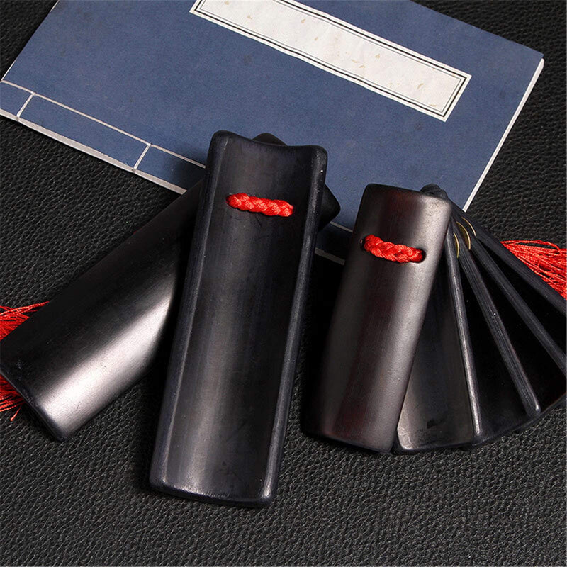 Miwayer Professional Chinese Kuaiban,China Allegro Clapper Bamboo Traditional Instrument Festival Performance Props,Percussion Tradition Music Instruments Rap Drama Adult Black
