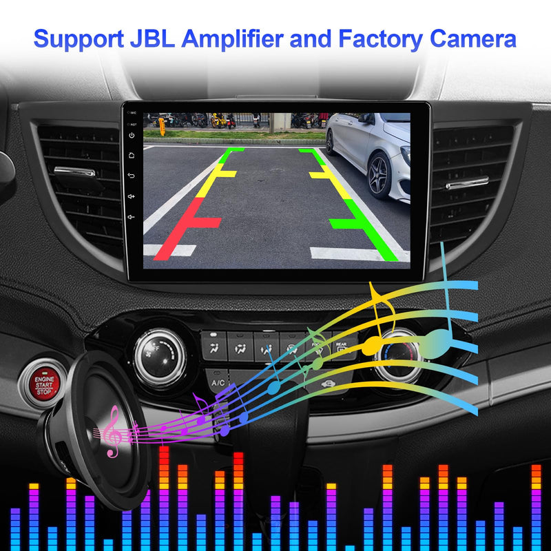 Car Stereo Wiring Harness Connector for Honda CR-V 2012-2014/ Civic 2012 with 2.4L Displacement,16PIN Radio Wire Harness Power Cable with CANBUS Support Original Camera/SWC