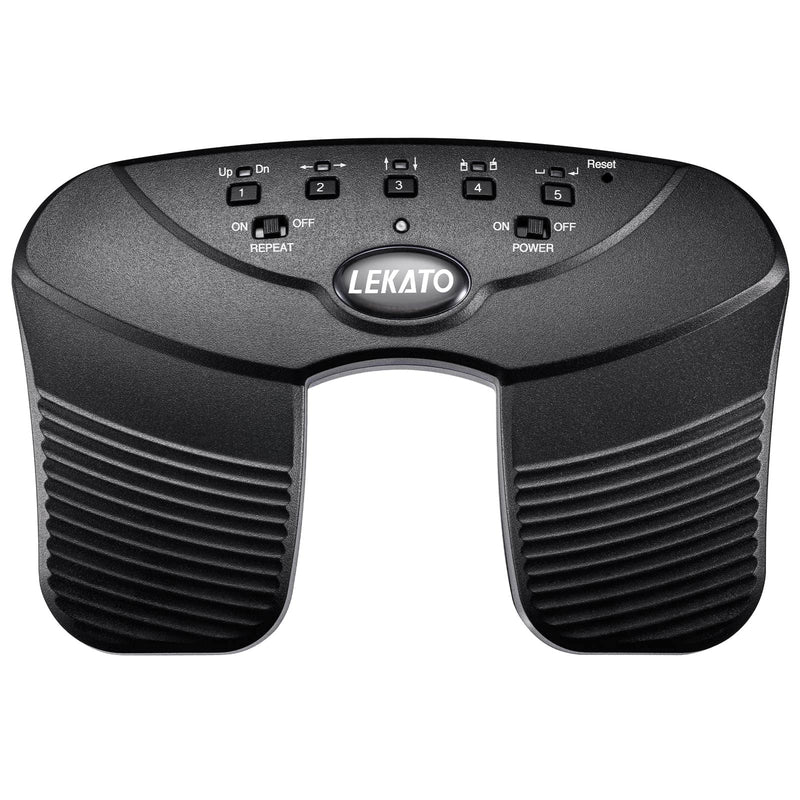 [AUSTRALIA] - LEKATO Wireless Bluetooth Page Turner Pedal Music Page Turner Pedal for Ipad,Tablets Android IOS Phones Rechargeable Foot Pedal Silent Page Turner Ipad for Hands-Free BC-1857 