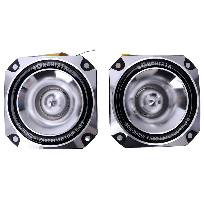 Super tweeters, Bullet Tweeters for Car Audio, 1 inch Tweeters, Speakers Car Audio, High Compression Titanium Super Bullet Tweeter with Crossover Capacitor (Pair) Loudspeakers