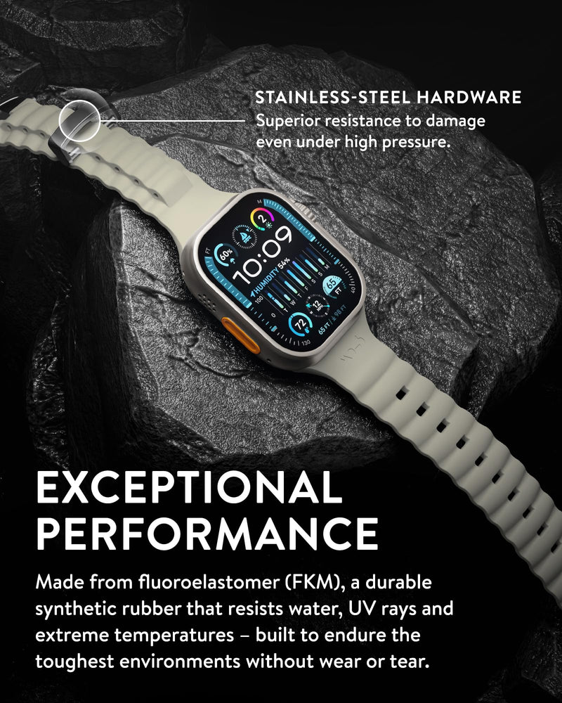 Mous Active Apple Watch Strap Compatible with Apple Watch Straps 38mm 40mm 41mm, Sand