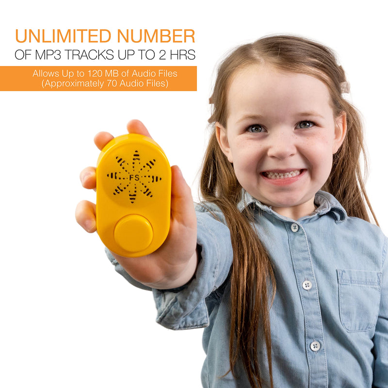 [AUSTRALIA] - 2+ Hr Voice Box for Stuffed Animals by Friendly Songs - This Sound Module can Hold 70+ MP3 Songs or MP3 Voice Recordings Inside The Voice Recorder for Stuffed Animals and Plush Teddy Bears 