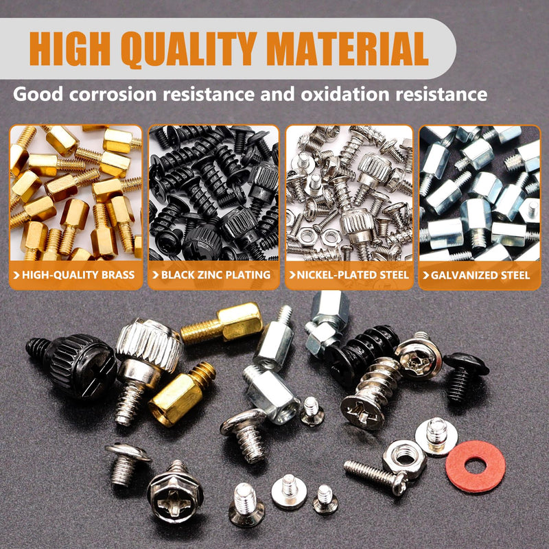 mankk 23 Sizes M.2 Computer Screws Motherboard Screws and 502PCS Computer Screws