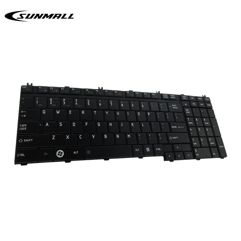 SUNMALL US Layout Laptop Keyboard Replacement for Toshiba Qosmio A500 A505 G50 G55 X300 X305 X500 X505 L350 L350s L355 L355s L500 L505 L511 L512 L515 L516 L517 L550 L555 L581 L582 P300 P305 P500 P505